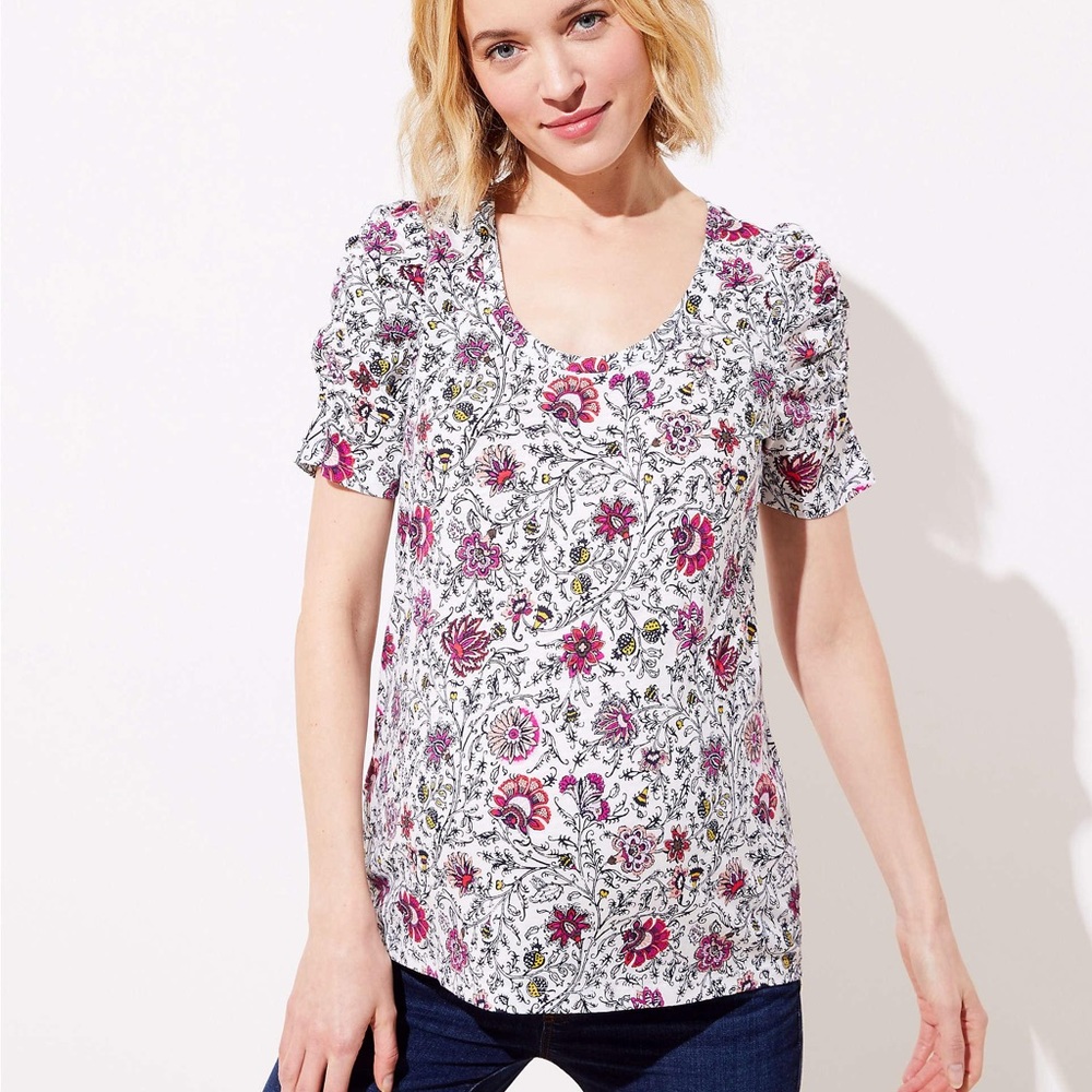 Ann Taylor LOFT top xxl vintage soft Maternity